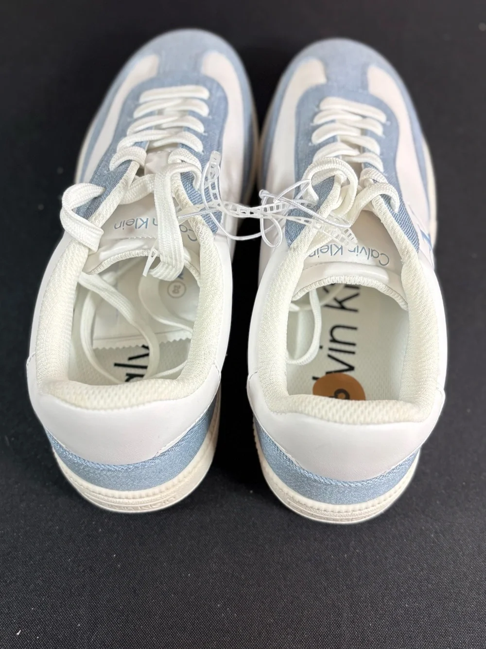 Calvin Klein women Denim Blue & White CK Accent Sneakers